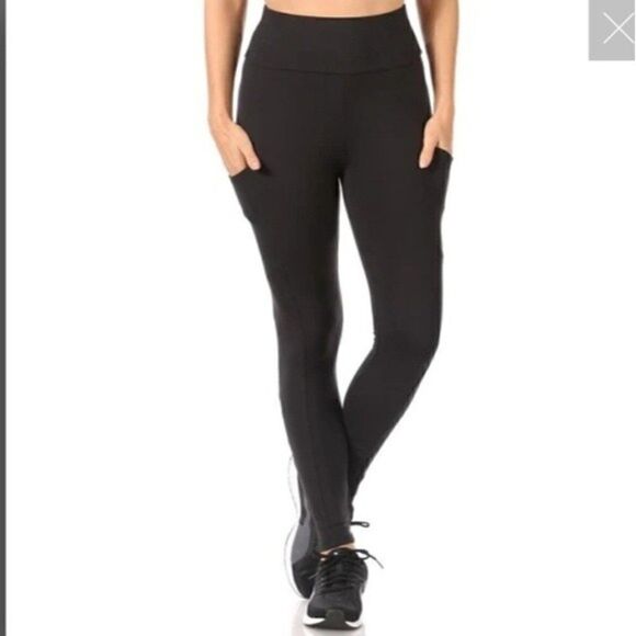 Shosho Black leggings Tummy Control Size Small - Picture 3 of 12